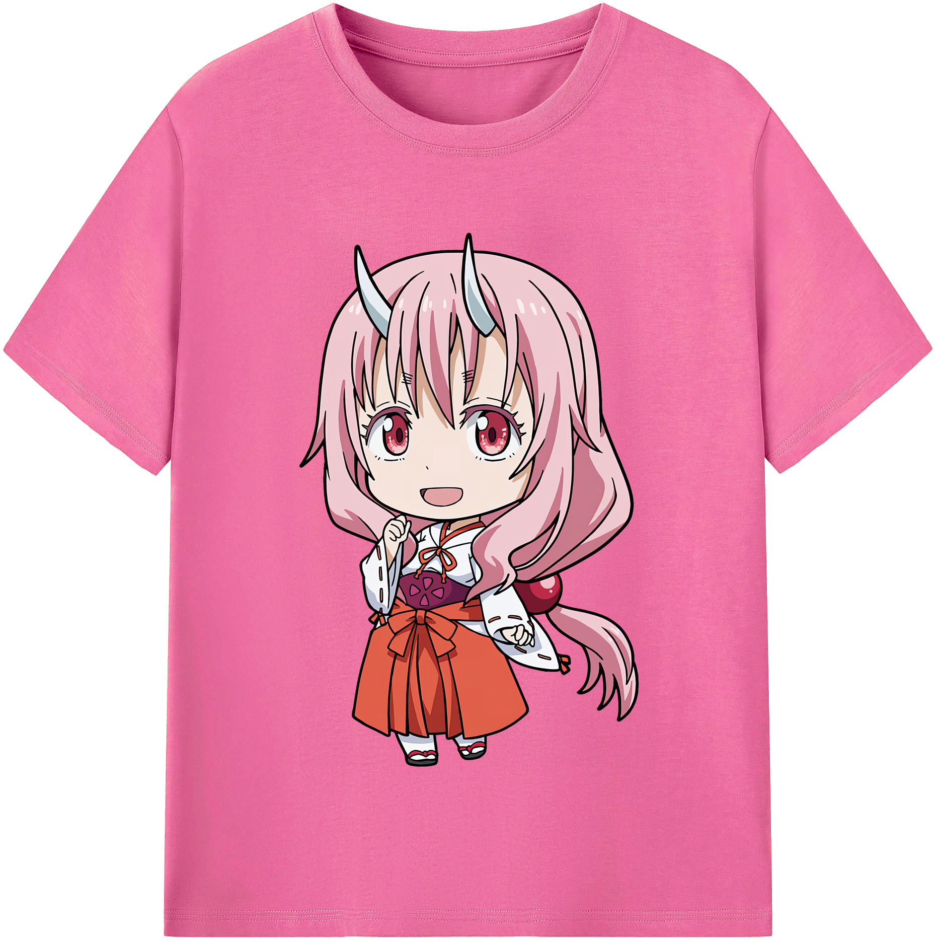 （画像用） 転スラ Regarding Reincarnated to Slime レディースカジュアルプリントTシャツ（綿100％）